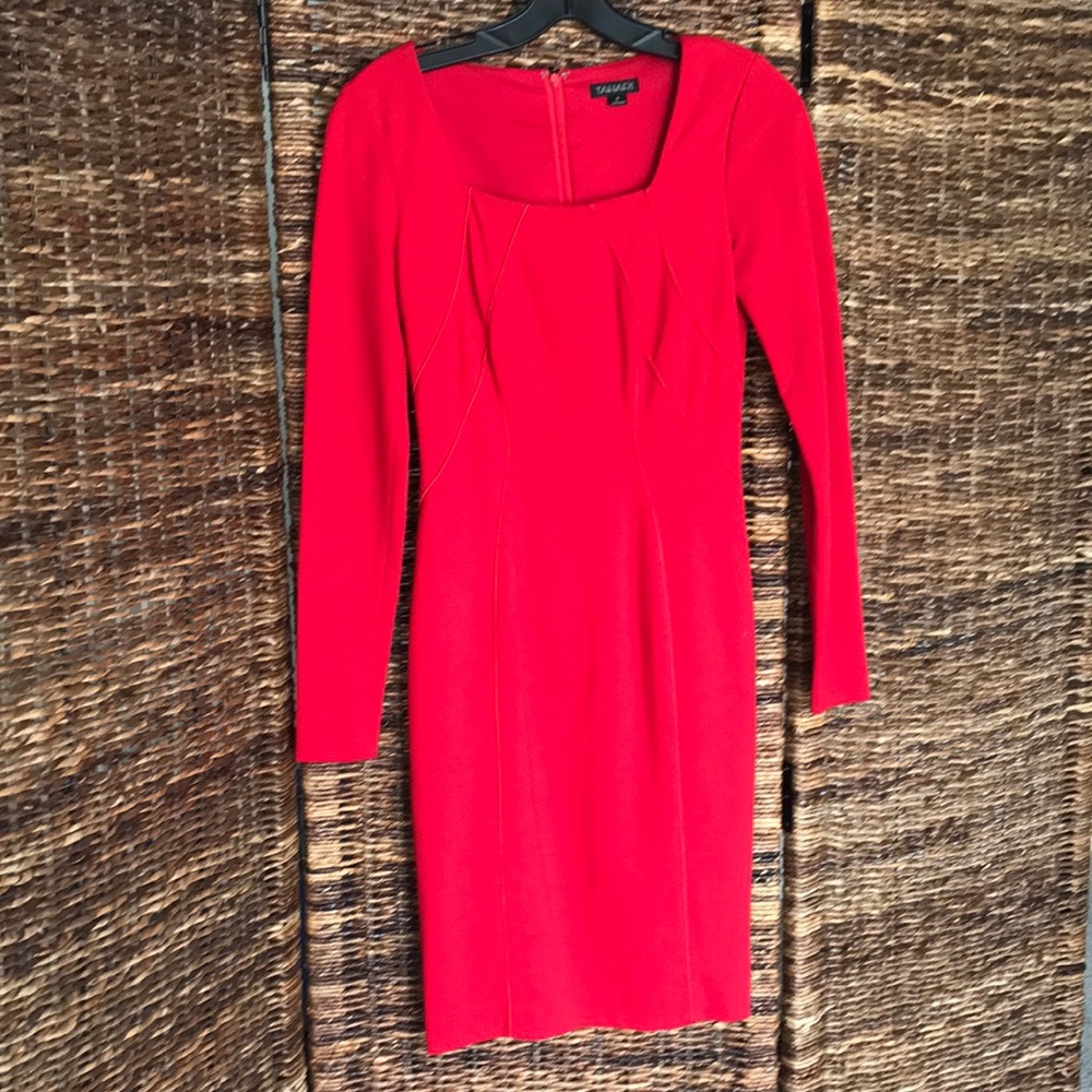Red Tahari Dress